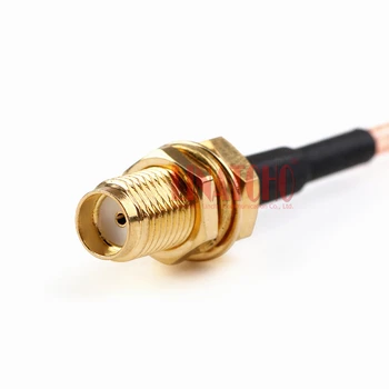 20CM RG316 teflon cablu coaxial coadă cablu rezistent la apa SO239 M UHF de sex feminin să-SMA female
