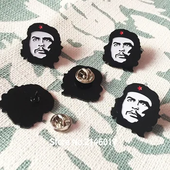 27.5 mm Che Guevara Rebel Ace Email Insigne Socialist Liberal Militare brosa Brosa Cadou sau Arta de Metal Craft