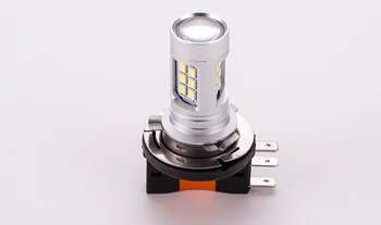2x H15 Bec LED de Mare Putere de Înaltă Luminoase 21SMD 2835 Pentru DRL Daytime Running Light Lampa de Ceață Înlocuire Bec de 6000K 3000K 9V-30V