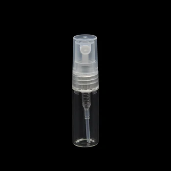 3 ML 100 buc Mini Parfum Sticla Sticla Sticla cu Pulverizator Sticle de Cosmetice Container&Sticlă Spray Atomizoare Clar de Sticla de Parfum