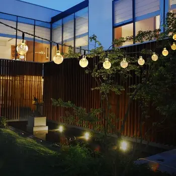 30 LED-uri Impermeabil Solare Șir Lumina pentru Xmas Nunta Garden Home Decor Partidul Energie Solara de Gradina Curte de Lumină Baterie Reîncărcabilă