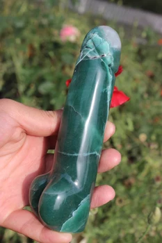 303 grame de natural dongling jad sculptura, puternic Yin O