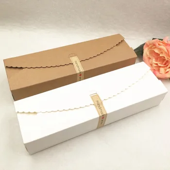 30pcs hârtie Kraft handmade, cutii de bomboane 23*7*4 cm DIY ambalare cadou cutie pentru rose/Manual nuga/ciocolata/tort/Cookie-uri/artizanat