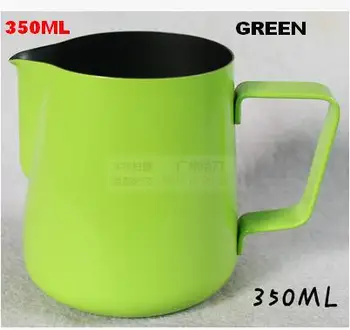 350ml/12oz Teflon se Lipeasca de acoperire din Oțel Inoxidabil Lapte Ulcior/Ulcior de Lapte Spumare Ulcior/Teflon pentru fantezie filtru de cafea pentru barista