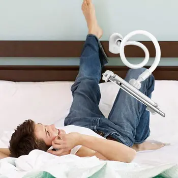 360 Rotativ Braț Lung Flexibil suportul negru leneș tableta masina selfie montare suport pentru iPhone, iPad Tablet PC Samsung XIAOMI
