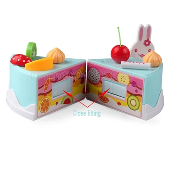 38Pcs Copii Copii mai Devreme de Învățământ Jucărie Clasic Tort Jucărie DIY Fructe de Tăiere Bucătărie Model de Cadouri de Crăciun pentru copii jucarii