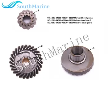 3B2-64010 3B264-0100M / 3B2-64020 3B264-0200M / 3B2-64030 3B264-0300M Bevel Gear A/B/C pentru Tohatsu-Nissan 2-accident vascular cerebral 6HP 8HP 9.8 CP