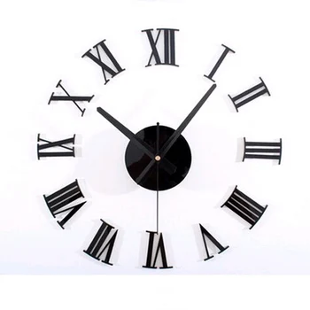 3d diy acril stil cafea vanzare nou ceas de perete set ceas ceasuri cuarț geometrice ac singură față transport gratuit