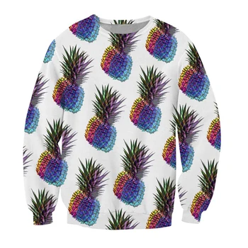 3D Printted fructe de Ananas tricou unisex hip hop jumper pulovere casual hoodie 2018 Brand de moda de îmbrăcăminte transport gratuit