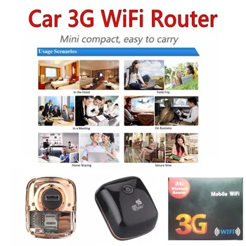 3G Mobile Hotspot Wifi Auto USB Modem de 7.2 Mbs Universale de Bandă largă Mini Wi-fi Routere Mifi Dongle cu Slot pentru Card SIM