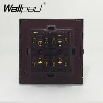 4 Banda 2 Mod De Lemn Panou Buton De Switch-Uri Wallpad De Lux Întrerupător De Lumină Interrupteur