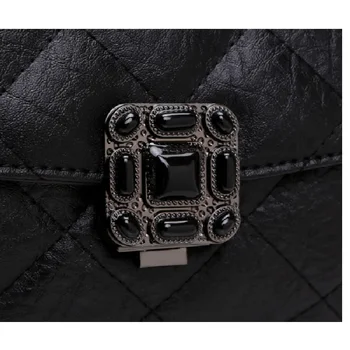 40x20mm femei de moda sac negru de blocare din piele geantă de umăr portofel ambreiaj pungă incuietoare saci de încuietori 10buc/lot