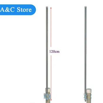 433MHz omni fibra de sticla antena UHF400-480MHz stație de bază antenă radio antena conector N Female în aer liber pe acoperiș monitor antena