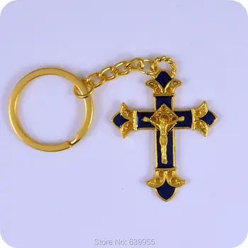 4x ISUS Pandantiv Cruce brelocuri Catolic, Creștin-Ortodoxă de Moda Religioase bijuterii