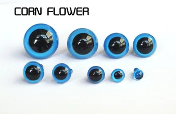 5-18mm Culoare Albastru Rotund Amigurumi Animale ochi/Rundă de Siguranță Ochii albă Șaibe