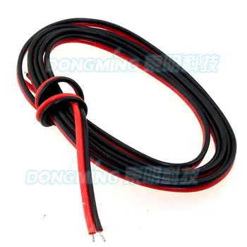 50m Negru Rosu 2 pini cablu de 12V izolate extensie de sârmă de cablu pentru benzi cu led-uri 3528 5050,cupru cositorit 2pin cablu conductor electric