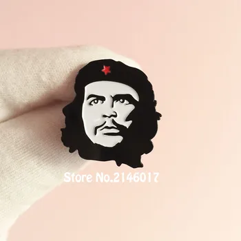 50pcs Email Personalizate Insigne Socialist Liberal Militare brosa Brosa Cadou sau Arta de Metal Artizanat 27.5 mm Che Guevara Rebel Ace