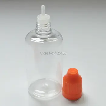 50pcs Gol Clar animale de COMPANIE 50ML Plastic Dropper Sticle Cu protecție pentru copii Cu Lung și Subțire Sfat, Ac Sticle de E Lichid Transport Gratuit
