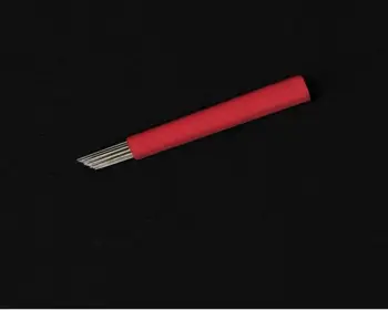50pcs/lot Rundei a 19-ace pentru manual pen machiaj permanent manual de ceață acului 19 Conice Rotund Ace ceață spranceana ace pentru stilou