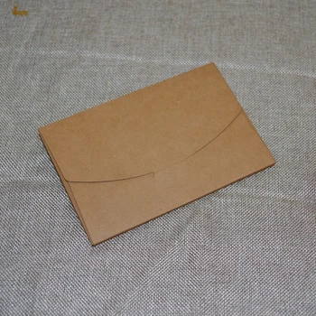 50pcs LxWxD: 16x10.5x0.5cm Epocă Kraft Plic de Hârtie Pentru cărți Poștale de Felicitare Fotografie de Copertă Cutie de Papetărie, Rechizite de birou