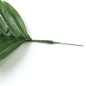 50Pcs Mari de Palmier Artificial, Fals Monstera Frunze de Palmieri din Plastic Verde Frunze de Nunta DIY Decorare Flori Ieftine Frunze de Plante