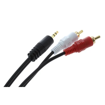 5m jack Rca AUX cablu audio jack de 3,5 mm la 2 * RCA, RCA mufă
