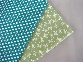 6 buc 40*50cm verde seires twill din bumbac DIY patchwork, quilting temele haine papusa artizanat chic pentru cusut tesatura pânză