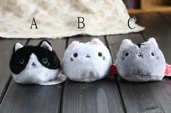 6 buc/set peluche jucării de pluș drăguț desene animate Pisica Sushi / Kutusita Nyanko cat cosplay mini păpuși de pluș transport gratuit