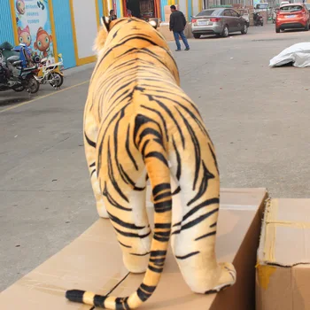 63cm Lungime de Simulare Animal Tigru Păpușă Jucărie Stație de Tigru de Pluș Papusa Cadouri pentru Anul Nou Jucării pentru Băieți Juguetes Brinquedos