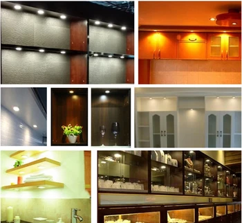 6pcs/lot Nou Mini LED lumina Reflectoarelor Set Inginerie Lumina de Fundal 3w led lampes de bucătărie acasă