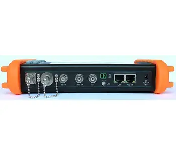 7 Inch HD CCTV Tester IP Monitor TVI CVI, AHD Analogic Camera Tester Cablu de Scanare ONVIF Fibra Optica VFL TDR POE 24V 12V