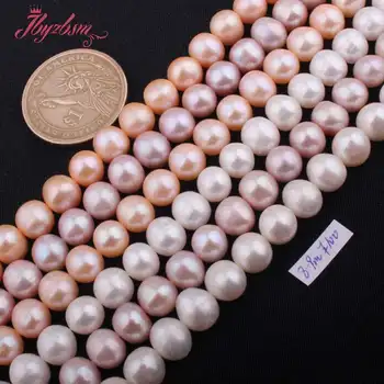 8-8.5 mm Nearround de apă Dulce Pearl Margele din Piatra Naturala Pentru Colier Bracelat DIY Bijuterii de Luare 14.5