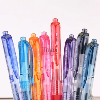 8 buc/lot Mitsubishi Uni-ball Signo RT UMN-138 0.38 mm Gel Ink Pen Negru/Albastru/Rosu/Bleumarin/Albastru/Violet Consumabile de Scris