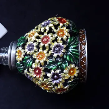 8 ml Sticla de Parfum de Epocă Gol Reîncărcabile Sticla Floare de Metal Înger Cioplite Recipient de Sticlă Portabil Cadou Decor Acasă#59107