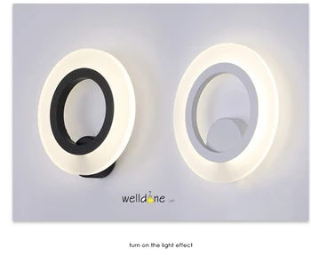 8W 15W LED Lămpi de Perete Europene Moderne, Stil Simplu, Living/Dormitor Lampa de Lângă Lectură de Iluminat Montat pe Perete AC90-260V