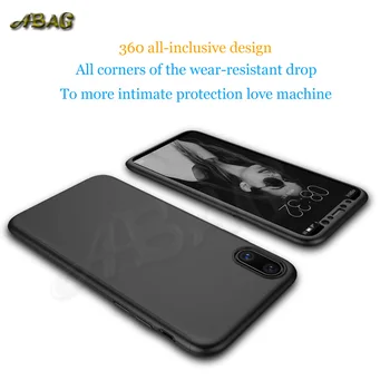ABAG Acoperire Completă de Caz Pentru iPhone X 6 6S 7 8 Cazuri Mat Airbag-uri de Protecție PC Coajă de Telefon Pentru iPhone 6 6S 7 8 Plus