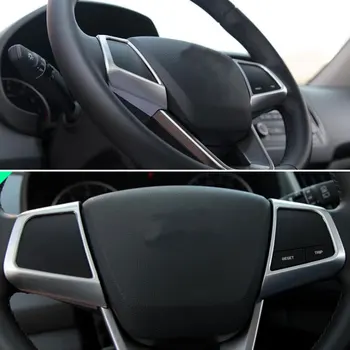 ABS Mat Crom Interior Volan Panou Introduce Garnitura Capac se Potriveste Pentru Hyundai ix25 Styling Auto Auto-capace