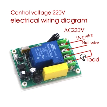 AC 220V 30A 1CH RF Wireless Remote Control System Switch,1 X Transmițător + 4X Receptor,315/433MHZ SKU: 5517
