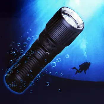 Acumulator TrustFire DF008 XM-L2 LED Scufundări lanterna Lanterna Magnetic Comutator de Control 3 Mod 26650 rezistent la apa se arunca cu capul sub apă Flash de Lumină