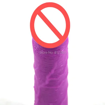 Adult Jucarii Sexuale penis Simulare masturbării feminine piele simulare consumabile pentru adulți violet JJ anal plug