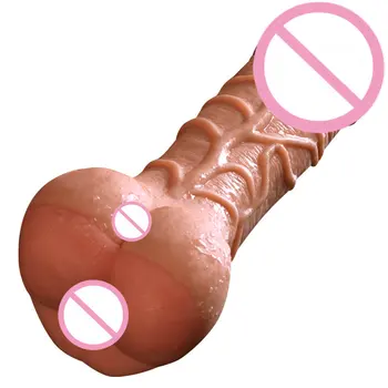 Adult Jucarii Sexuale pentru o Femeie Vibrator Moale Realist Vibrator pentru Om Sex Anal Anus Pizde sex Masculin Penis Artificial Jucarii Erotice pentru Adulti