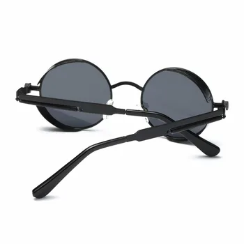 AEVOGUE Polarizat ochelari de Soare Pentru Barbati/Femei Stil Steampunk Rotund Cadru din Aliaj de Vânzare Fierbinte Unisex Ochelari de Soare UV400 AE0519