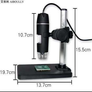 AIBOULLY 1-500 ori mărire USB microscop electronic PCB instrument de diagnosticare SMT electronice lupă de popularizare a științei