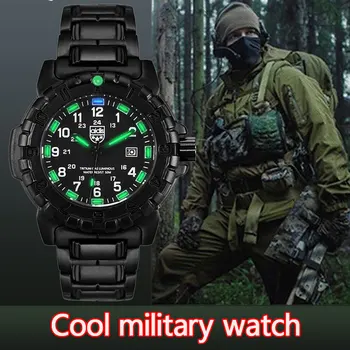 AIDIS brand de top barbati ceasuri sport casual stralucitoare cuarț impermeabil militar în aer liber compass aliaj ceas barbati ceas reloj hombre