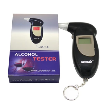 Alcootest Ethylotest Digital Ecran Eclaire avec 4 embouts ethylometre testeur alcool,Digital Respirația Alcool Tester Etilotest