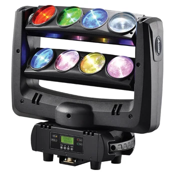 American DJ LED spider moving head beam se spală lumina 8x10W 4in1 RGBW Alb etapă lighting100W multi-culoare schimbare controler DMX