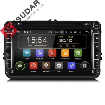 Android 7.1 8 Inch Car DVD Player Pentru VW/Volkswagen/POLO/PASSAT/Golf/PASSAT/SHARAN Quad Core, Wifi, 3G, USB Navigatie GPS Radio