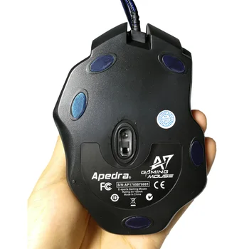 APEDRA Programabil cu Fir USB Mouse de Gaming 7Buttons 3200DPI Optical Mouse de Calculator Gamer Soareci pentru PC, Laptop, Joc LOL, CSGO Dota 2