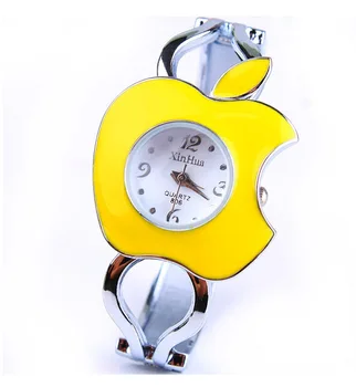 Apple a în Formă de doamna de Moda Cuarț Bratara Ceas de Bună Calitate de Student Cadou Ceasuri Femei Ceas Casual Simplu de Cuarț Ceasuri de mana