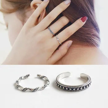 Argint 925 inele pentru femei anel feminino, epocă de deschidere inel anillos de plata 925 bijuterii anillos mujer